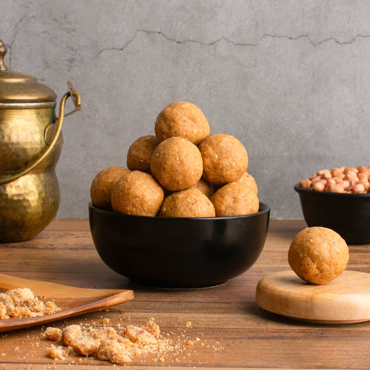 Peanut Ladoo | Vegan | Jaggery Sweetened | 3 Ingredients Only | From Granny