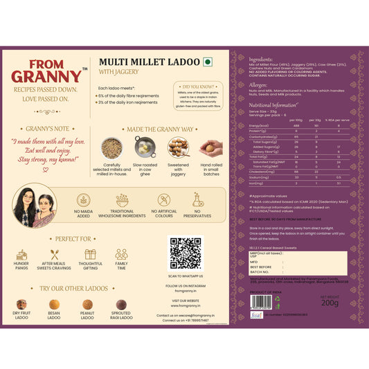 Multi Millet Ladoo