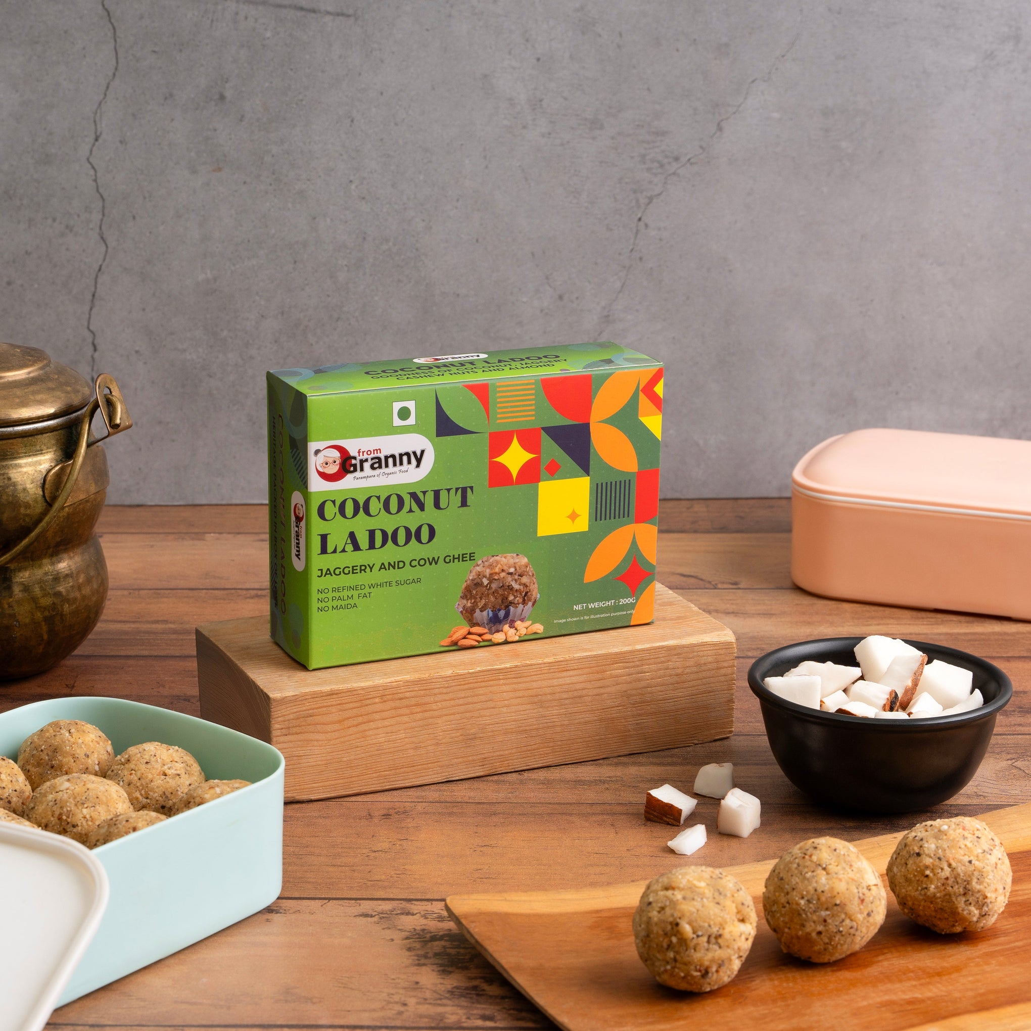 Coconut Laddu With Jaggery |  Kobbari Undalu Online 200g | Nariyal ke Laddu