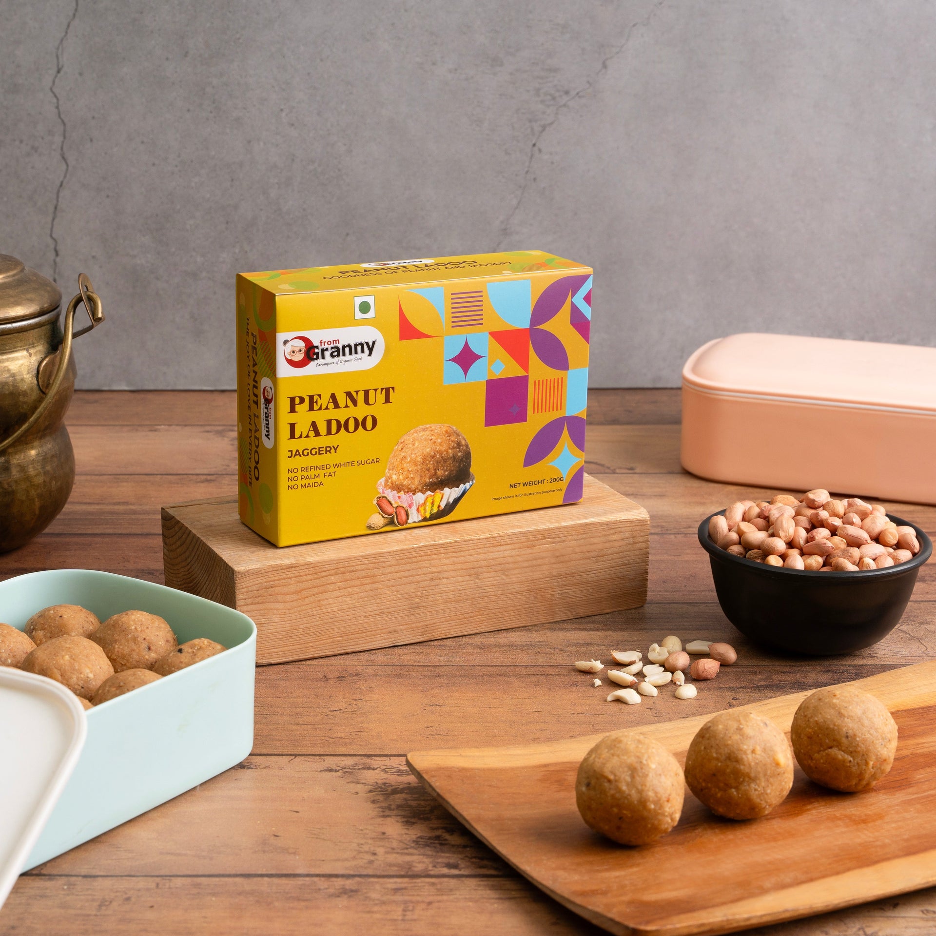 Peanut Ladoo with Jaggery - 200g