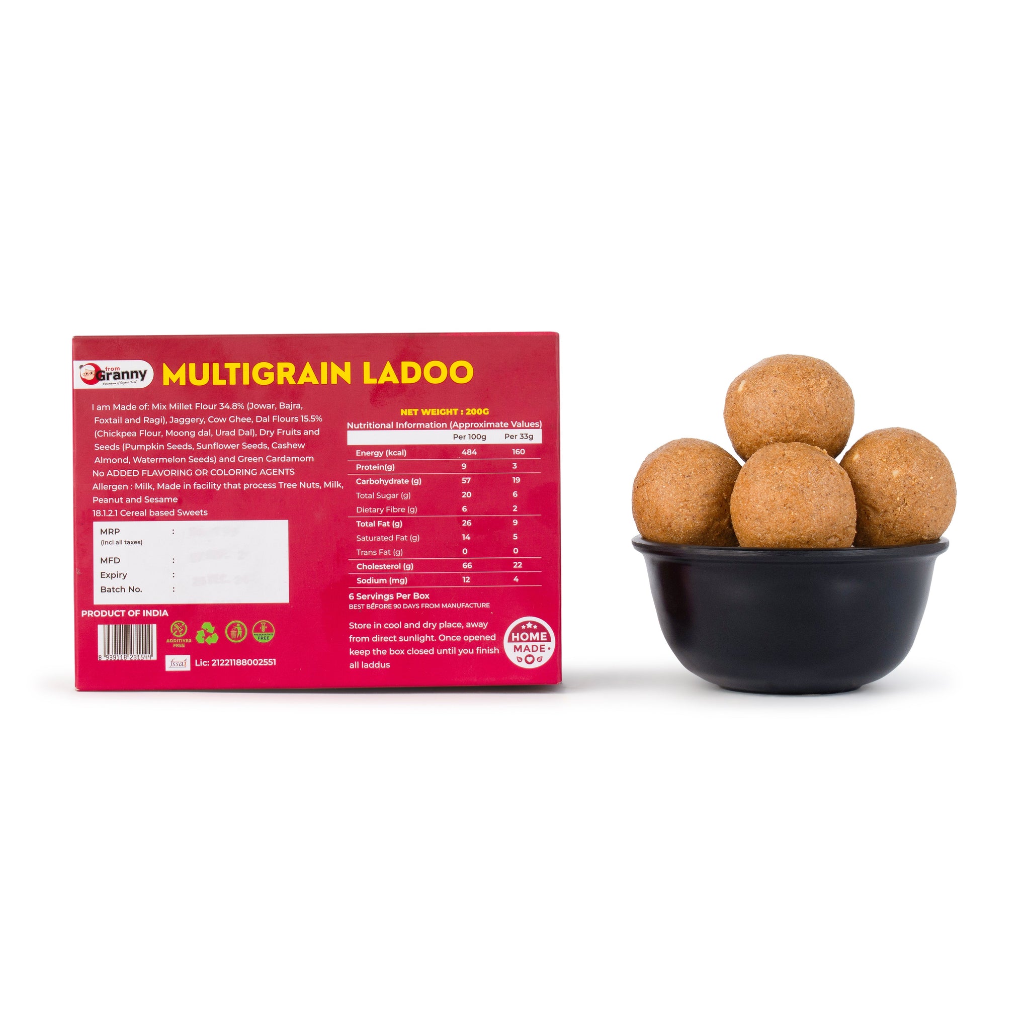 Healthy Multigrain Ladoo - 200g