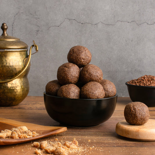 Flaxseed Ladoo | Omega-3 Rich | Jaggery | Vegan | From Granny