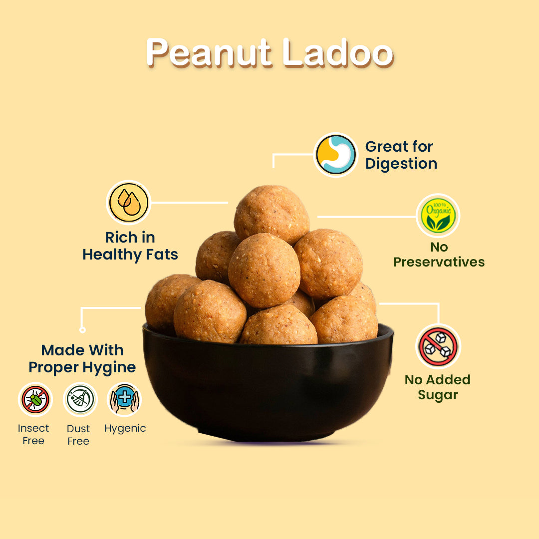 Peanut Ladoo with Jaggery - 200g